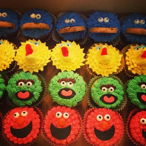 Sesame Street cupcakes!