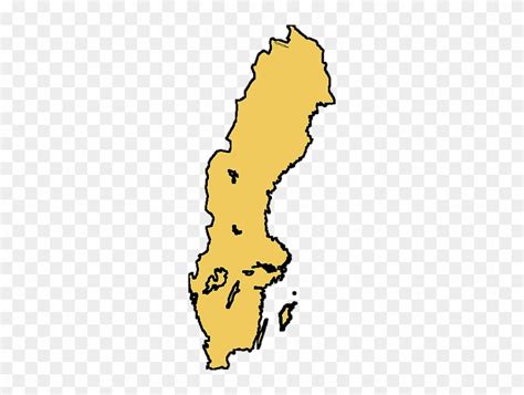 Map Of Sweden Clip Art Hight - Karta Sverige - Free Transparent PNG ...