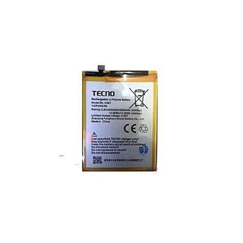 Replacement Battery For Tecno Spark 3 Pro | Konga Online Shopping