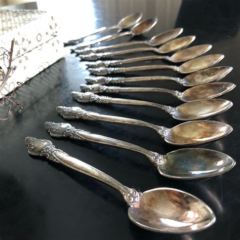 Little spoon Tiny spoons Rogers nickel silver Dessert | Etsy | Irish lace, Silver spoons ...