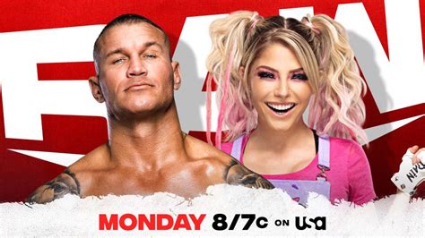 Randy Orton e Alexa Bliss em destaque no Raw