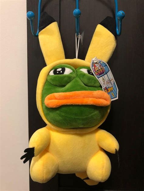 Pokemon Plush Pikachu Pepe plush Pepe The Frog Pokemon cosplay | Etsy