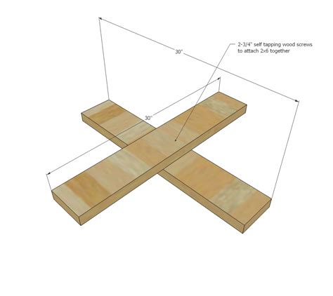 Heavy Duty Christmas Tree Stand | Ana White