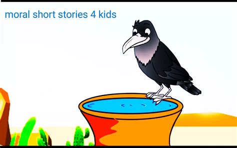 The Thirsty Crow Story with Moral in English for Kids