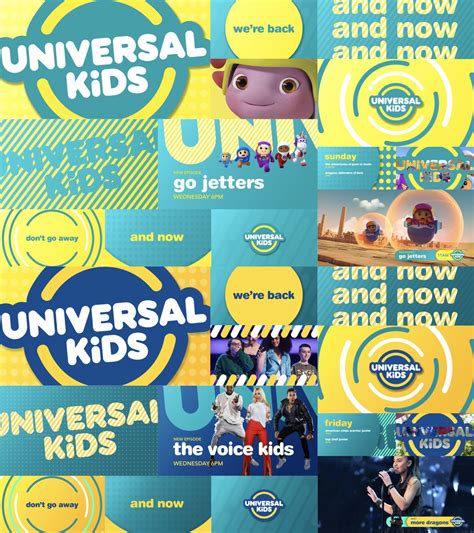 New Logo, Identity, and On-air Look for Universal Kids by Kill 2 Birds ...