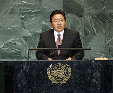 United Nations Photo: President of Mongolia Addresses General Assembly