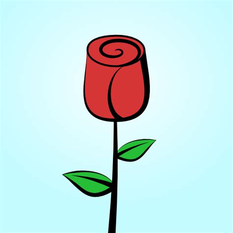 Rose Cartoon Drawing | Free download on ClipArtMag