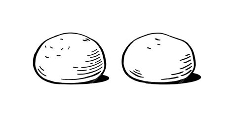 Premium Vector | Mozzarella cheese balls for restaurant menus packaging vector illustration hand ...