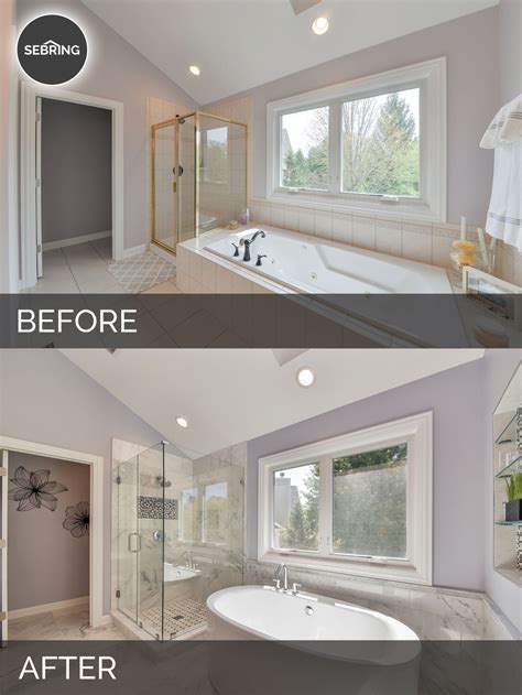 Doug & Natalie's Master Bath Before & After Pictures | Home Remodeling Contractors | Sebring ...