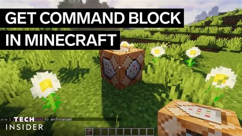 How To Get A Command Block In Minecraft - YouTube