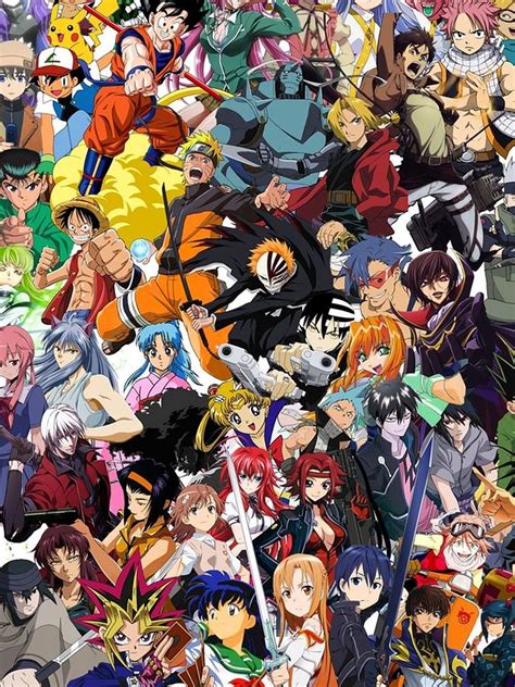 Greatest Anime Collage Poster Digital Art by Jeffery Hampton | Fine Art America