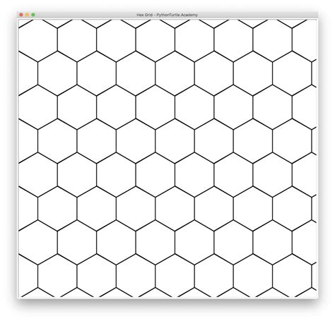 How to draw hexagon grid