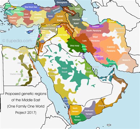 Middle East Cultural Map