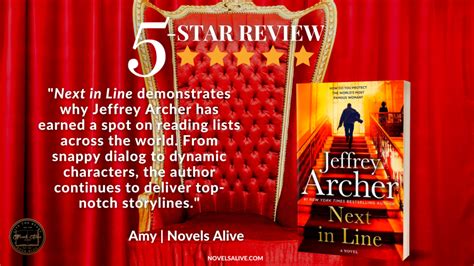 Novels Alive | 5-STAR REVIEW: NEXT IN LINE by Jeffrey Archer