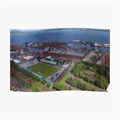 "Cappielow Park Aerial Painting" Poster for Sale by TheFanzone | Redbubble