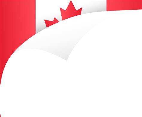 Canada flag wave isolated on png or transparent background 19641247 PNG