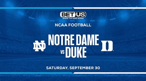 Notre Dame vs Duke: College Football Lines, Picks, Predictions Lean To ...