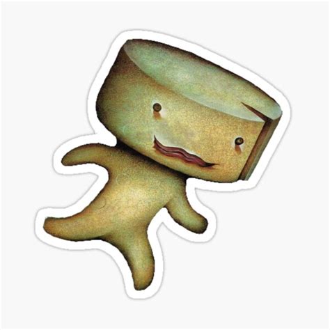 "The Stinky Cheese Man" Sticker for Sale by marchesealli | Redbubble