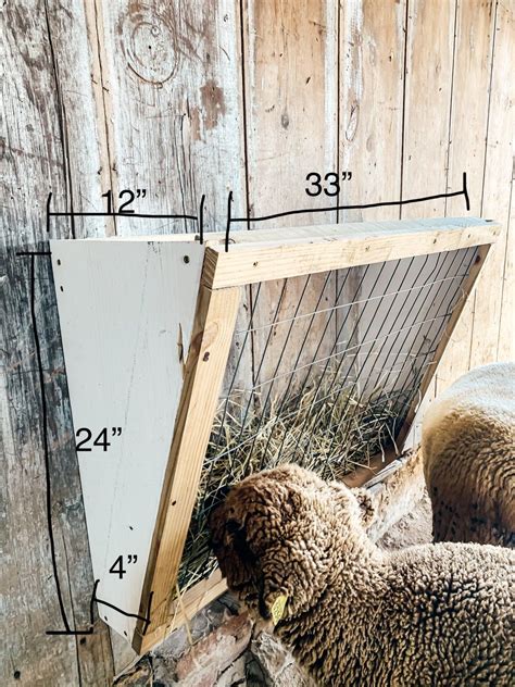 How to Build a Wall Mount Hay Feeder - Midcounty Journal | Diy hay feeder, Goat hay feeder, Goat ...