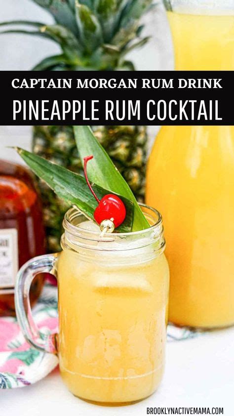 Easy Captain Morgan Rum Pineapple Cocktail