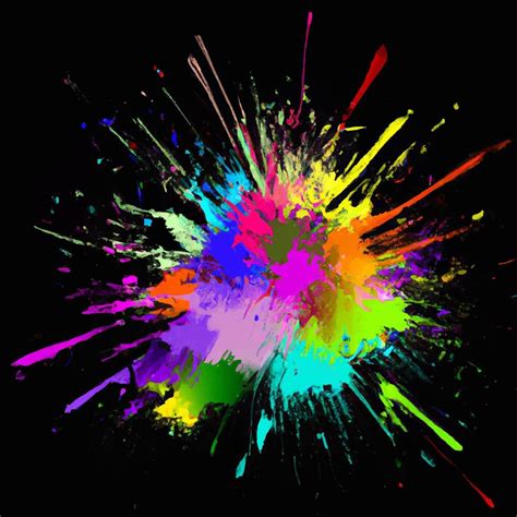 abstract color splash and explosion vector illustration. color splash background for Holi ...