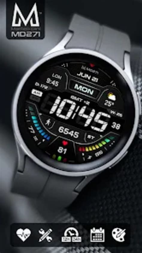 MD271: Digital watch face for Android - Download