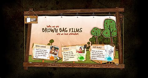 Brown Bag Films - The Design Inspiration | Website Showcase | The Design Inspiration