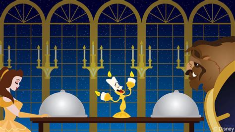 Disney Doodle: Belle & Beast Visit Be Our Guest at Magic Kingdom Park | Disney Parks Blog