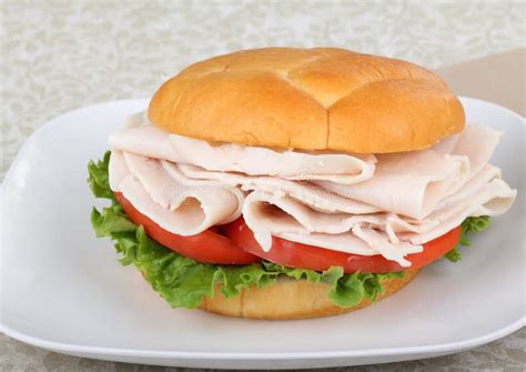 Sliced Turkey Breast Sandwich Stock Image - Image of food, tomato: 21248475