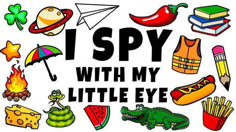 I Spy with my little eye... Listen to the letter and find the object ...