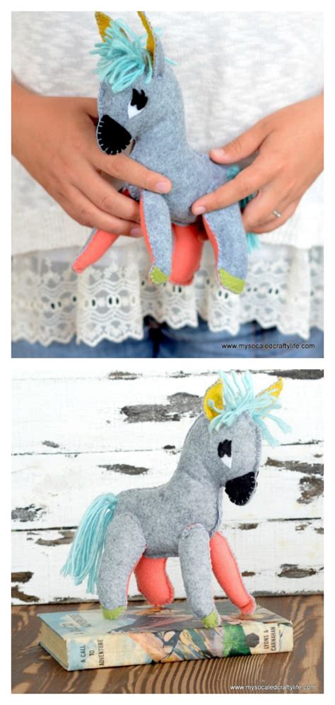 Stuffed Donkey Plush Free Sewing Pattern