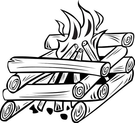 Firewood clipart black and white, Firewood black and white Transparent FREE for download on ...
