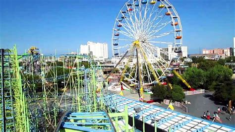 Avalanche front seat on-ride HD POV Jolly Roger Amusement Park - YouTube