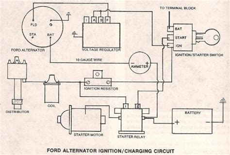 How does a ford external voltage regulator work