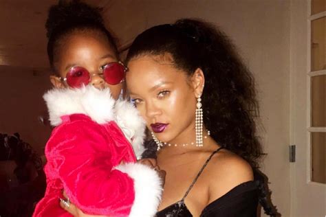 Rihanna and Baby Majesty's Cute Christmas Looks- Essence