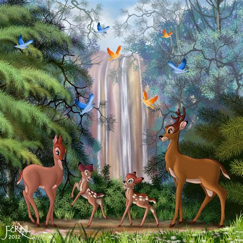 BAMBI AND HIS FAMILY by FERNL on DeviantArt