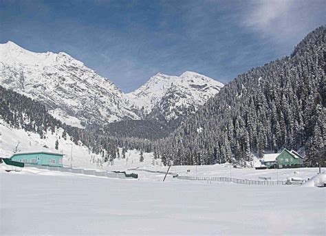 Download Kashmir Winter Landscape Snow Covered Wallpaper | Wallpapers.com