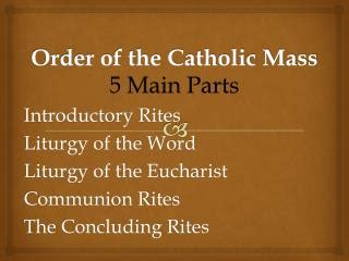 PPT - Order of the Catholic Mass PowerPoint Presentation, free download ...