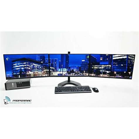 PC Computer Bundle + 3 x 22″ Full HD Monitor i5 480 GB SSD 8 GB RAM ...