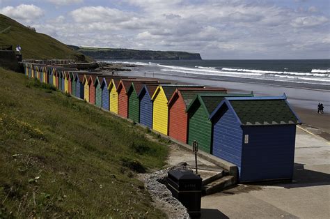 Colourful Beach Huts at Whitby - Ed O'Keeffe Photography