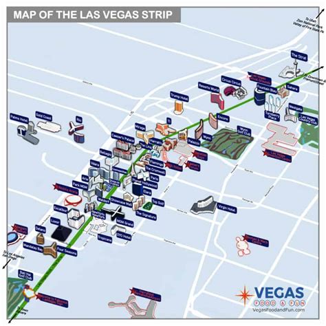 The Las Vegas Strip Map In 2024