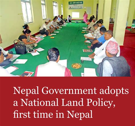 Nepal Government adopts a National Land Policy, first time in Nepal ...