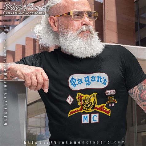 The Pagans MC Logo Shirt - Vintagenclassic Tee