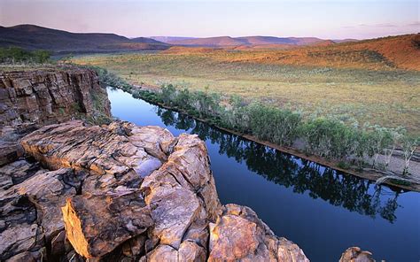 1366x768px | free download | HD wallpaper: Pentecost River on Kimberley ...