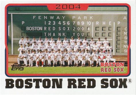 2004 Boston Red Sox World Series Winners | Red sox world series, Boston ...