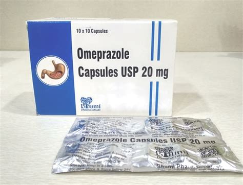 Omeprazole Capsule 20 Mg at Best Price in Vadodara | Bhumi Pharmaceuticals