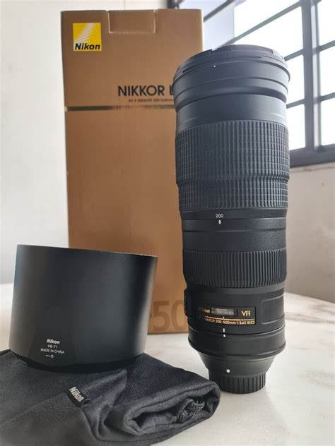 Nikon AF-S 200-500mm F5.6 E ED VR Lens / Nikkor-lenses 200-500, Photography, Lens & Kits on ...