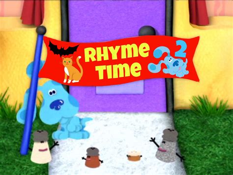 Blue’s Clues Rhyme Time Title Flag | Blue’s clues, Title card, Rhymes