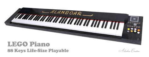 LEGO Piano (Life Size 88 Keys Playable) | Builder : Alanboar… | Flickr