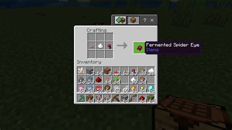 How to Make a Fermented Spider Eye in Minecraft